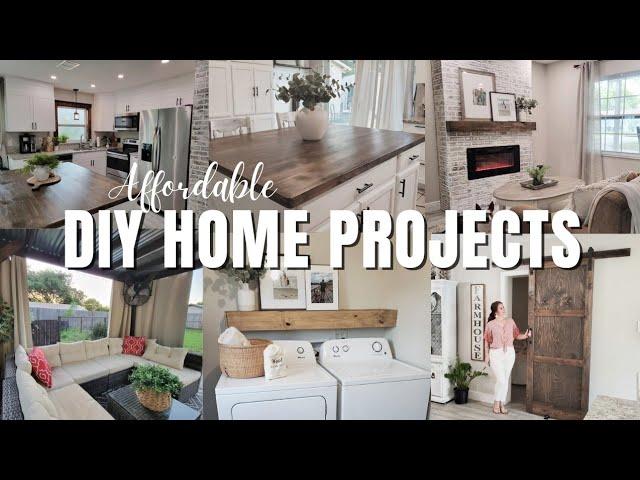 DIY HOME PROJECTS ON A BUDGET | DIY project updates | MY favorite affordable home projects !