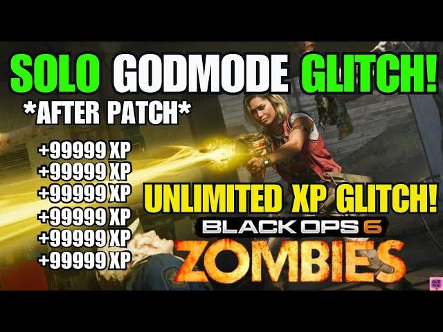 BO6 GLITCH - NEW SOLO GODMODE GLITCH AFTER PATCH (SOLO UNLIMITED XP GLITCH) BEST BO6 ZOMBIES GLITCH