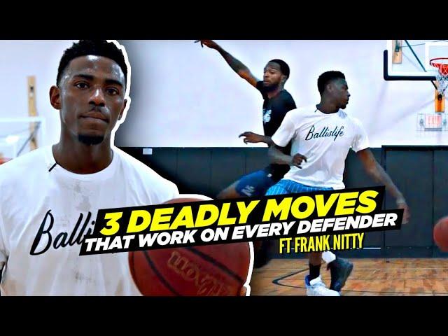 3 DEADLY Basketball Moves That Will Work Against ANY Defender! Ft. Drew League 3x MVP Frank Nitty