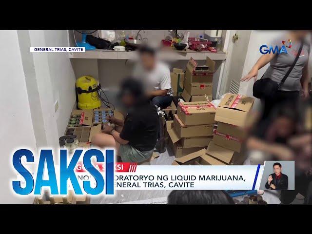 Umano'y laboratoryo ng liquid marijuana, bistado sa General Trias, Cavite | Saksi