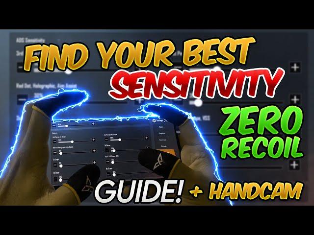 Find Your Best Sensitivity - Guide/Tutorial (PUBG MOBILE) with Handcam