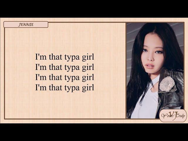 BLACKPINK Typa Girl Lyrics