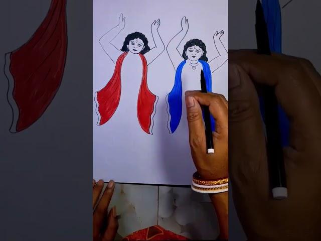 Gaura Nitai Painting ||@easydrawingbykrishna7630#shorts #gauranitai #drawing #shortvideo #trending