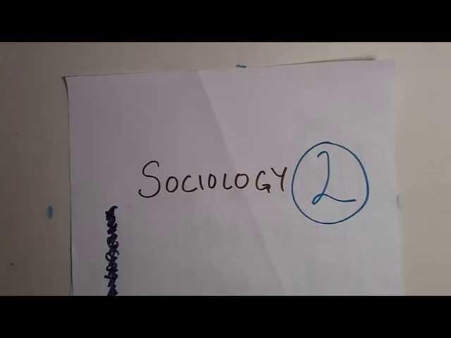 Sociology 2 (short version)