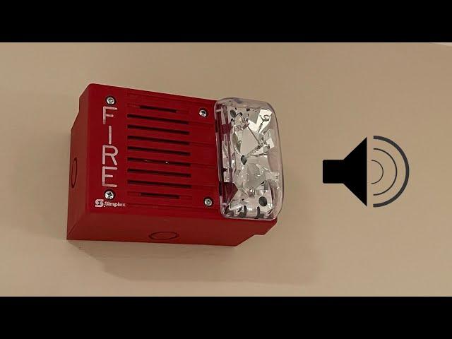 Basement Fire System Test 34 | Simplex Voice Evacuation - 4903 Speaker/Strobes