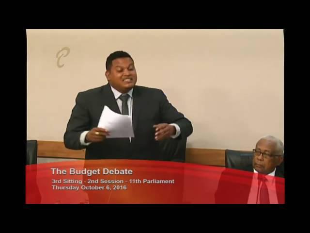 The Honourable Darryl Smith 2016 Budget Debate Presentation