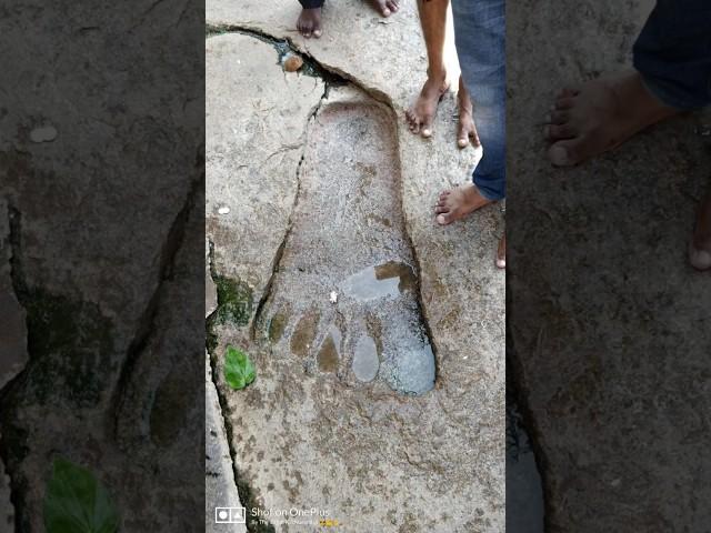 Footprint Of Giant In Past#viral #ancient #history #world #travel #ancients #lostworld #viral