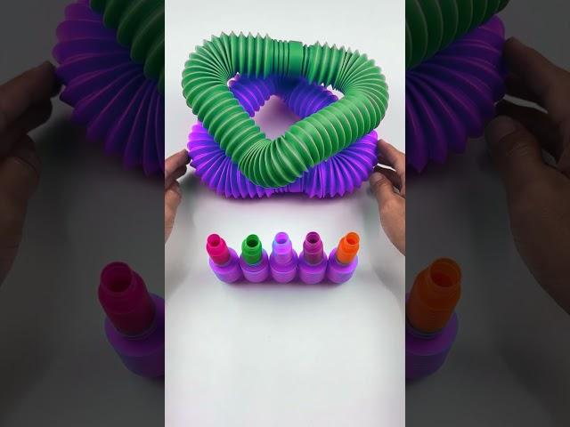 Change color FOUR Odd-ASMR POP #diy #satisfyingvideo #relaxing #creative #oddasmr #insideout #colors