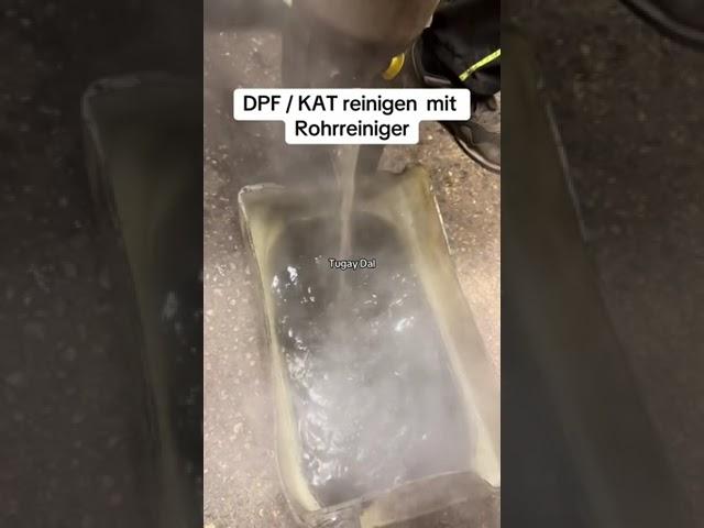 DPF Partikelfilter Reinigen mit Rohrreiniger