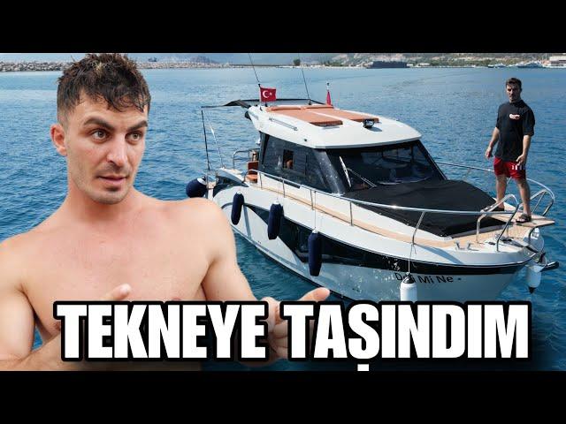 EVİMİ TEKNEYE TAŞIDIM!! (TEKNEDE YAŞAMAK)