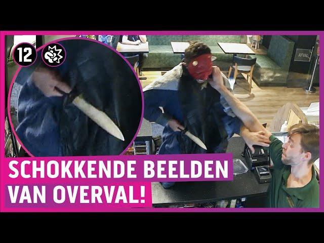 Snackbar-personeel slaat overvaller met hete frituurmand!