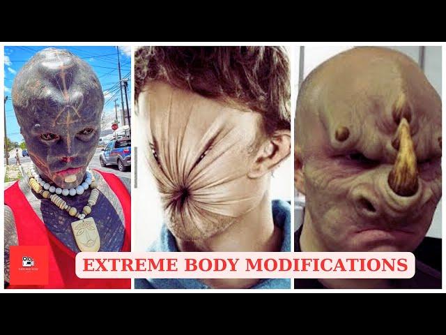 15 PEOPLE WHO GOT EXTREME BODY MODIFICATIONS | Then and now 2024