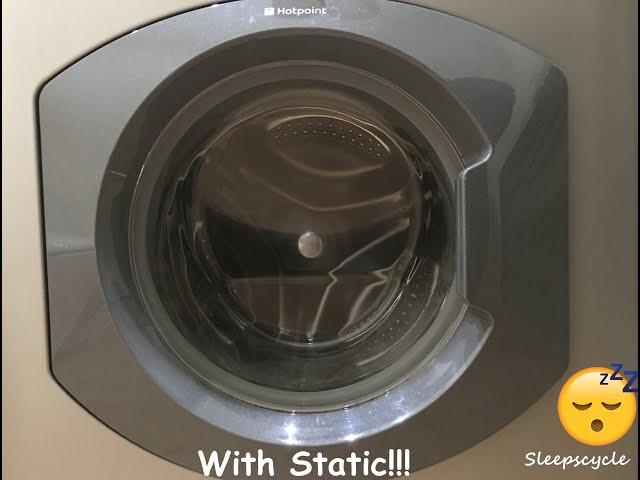 WASHING MACHINE Spin Cycle - Black Screen With Static - 8 Hours