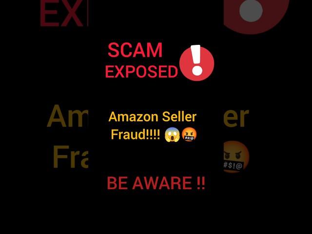 Amazon Seller Scam #shorts #scam #amazonseller #plant