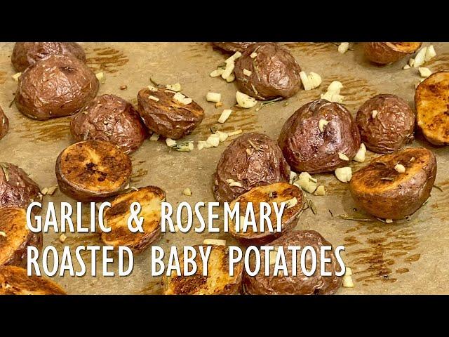 Crispy Rosemary & Garlic Baby Potatoes | Starts With Kitchen