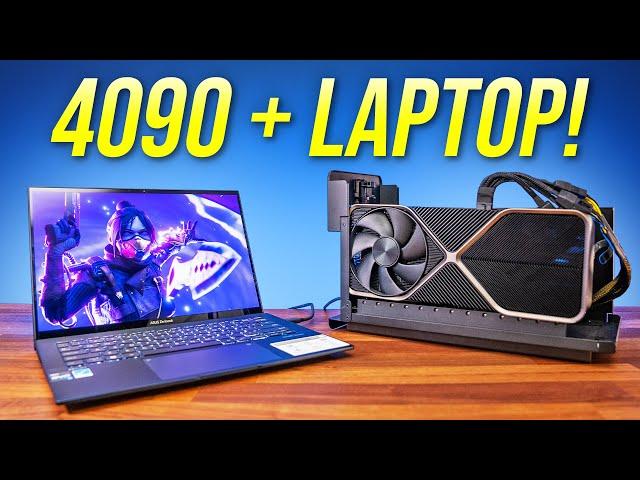 RTX 4090 Gaming Laptop  eGPU Comparison with Desktop!