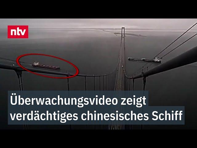 Mutmaßliche Sabotage in der Ostsee: Überwachungsvideo zeigt verdächtiges chinesisches Schiff | ntv