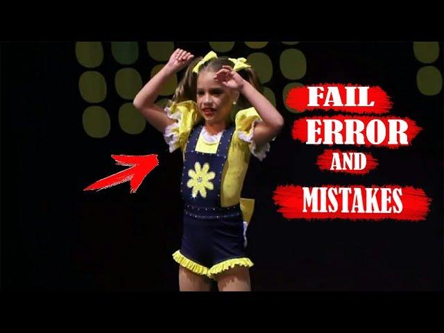 Dance Moms: Mistakes,Fail,Problems and Errors