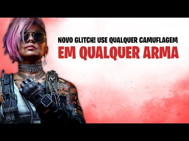 NOVO GLITCH! Coloque QUALQUER CAMUFLAGEM em QUALQUER ARMA do WARZONE