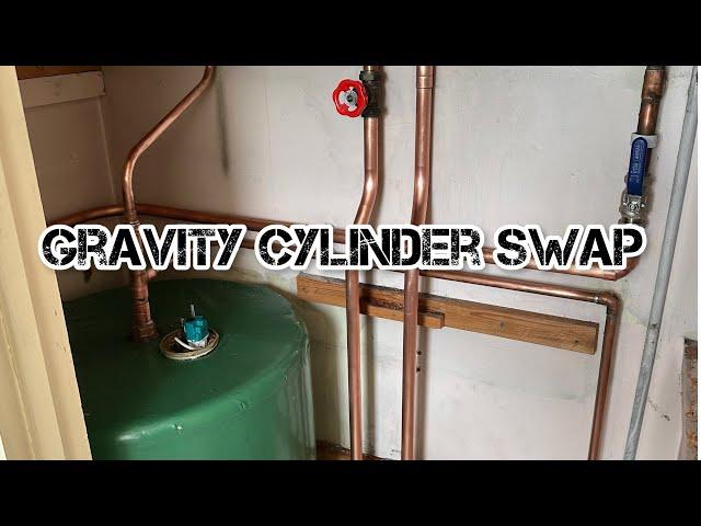 How to swap a leaking cylinder in an airing cupboard (with dan dan apprentice man)