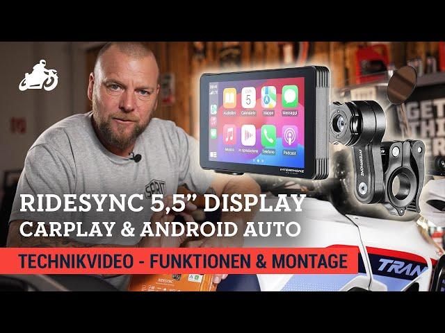 Ridesync 5,5" Display Carplay & Android Auto