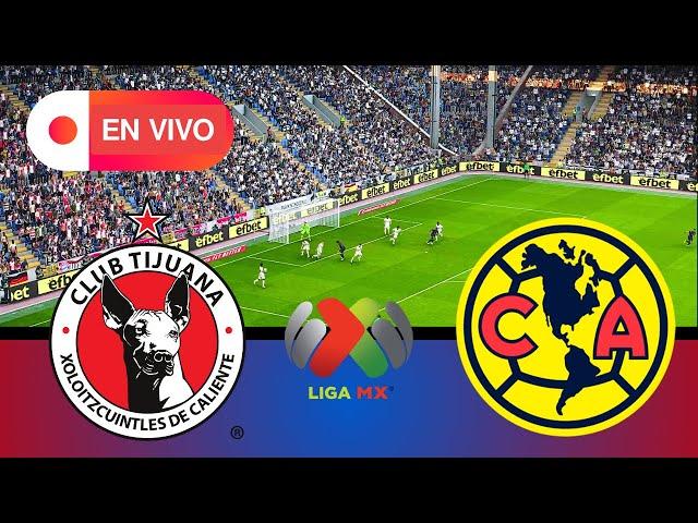 EN VIVO - TIJUANA VS AMERICA | Mexican Liga BBVA MX 2024 | FULL MATCH | PES 21 Simulation