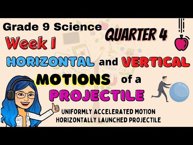 Horizontal and Vertical Motions of a Projectile | Grade 9 Science Quarter 4 Week 1