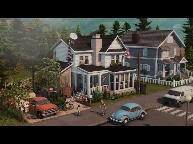 Realistic Family Home | The Sims 4 Speed Build | CC