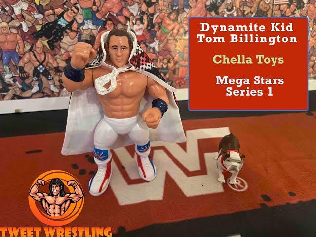 Dynamite Kid Tom Billington - Mega Stars Series 1 Chella Toys British Bulldogs Action Figure #WWF