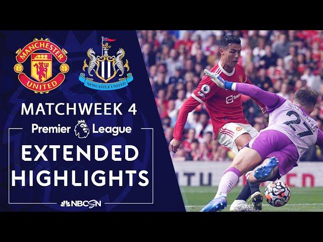 Manchester United v. Newcastle United | PREMIER LEAGUE HIGHLIGHTS | 9/11/2021 | NBC Sports