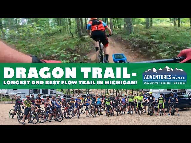 Dragon Trail | Best Mountain Bike Flow Trail in Michigan - Dragon Adventures Base Camp