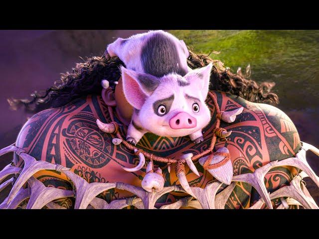 MOANA 2 Movie Clip - Pua Crashes on Maui (2024) Disney