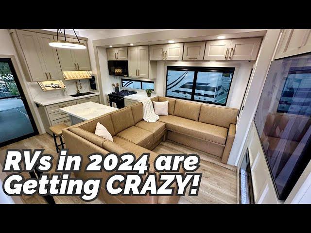 RVs in 2024 look like THIS?! NEW 2024 Brinkley Model G 3950 fifth wheel toy hauler