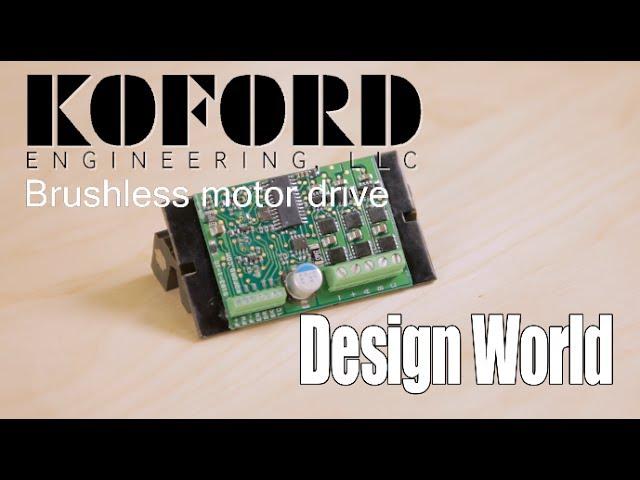 Motor drive from Koford Engineering  eliminates practically all brushless-motor power-supply setup