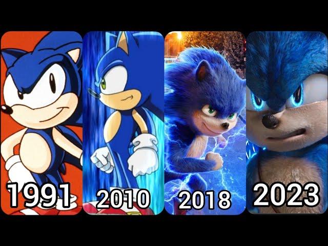 Evolution of Sonic the Hedgehog in Movies, Cartoons & TV (1993-2023)