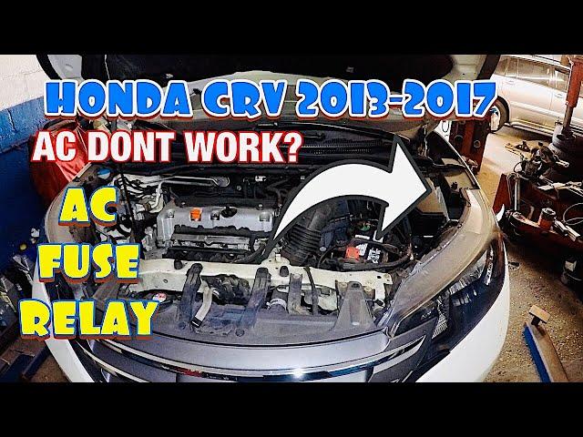 Hoda CRV AC Dont work Check AC  FUSE and Relay