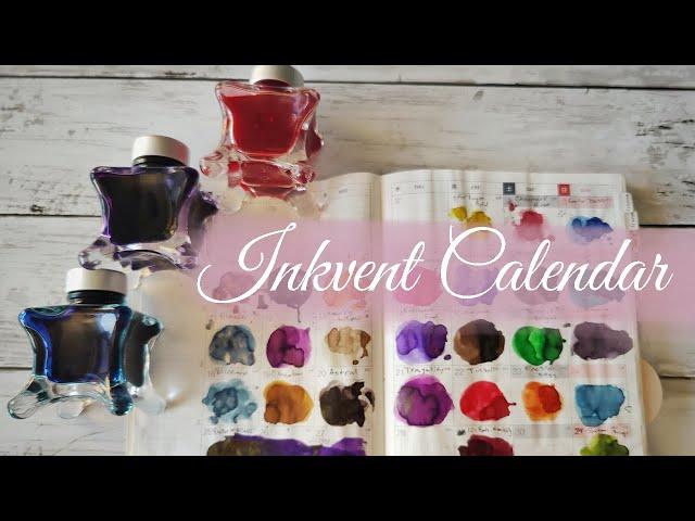 Diamine Inkvent Calendar 2023 // Ink Swatching