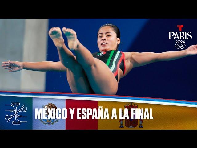 México y España pasan a la final de Trampolín 3 m femenino | Juegos Olímpicos París 2024