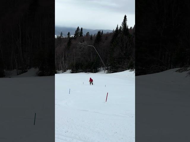 #skiing U8 race time, my girls are getting faster!