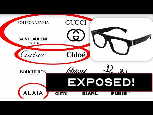 Who Makes Your Frames??? EVERY Designer Brand Uncovered - from Ray-Ban to Cartier