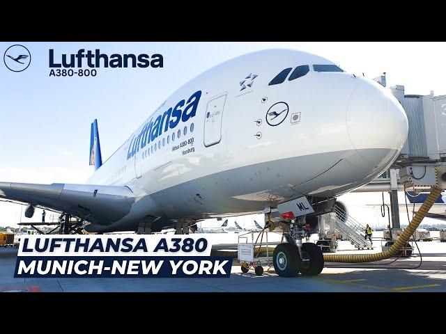 TRIP REPORT / Flagship Service! / Munich to New York / Lufthansa A380 economy class