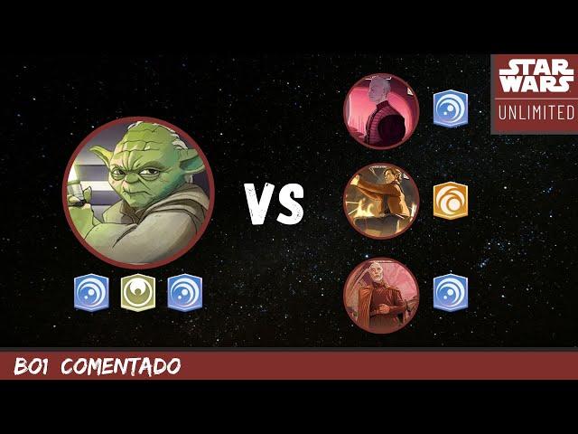 Yoda Vigilancia vs Canciller, Han Solo 2 y Dooku || STAR WARS UNLIMITED