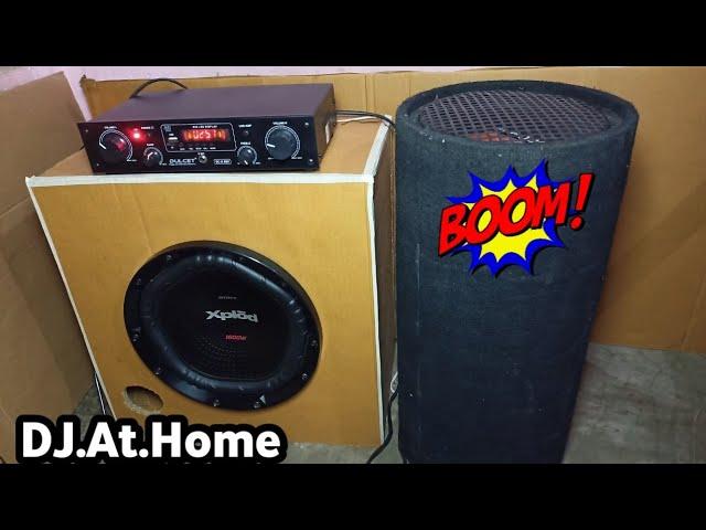 Power Full Bass DJ Setup At Home | Dulcet Amplifier Sony Subwoofer Volcano BassTube Using At Home