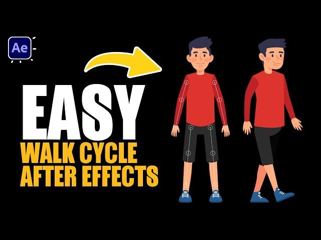 DUIK ANGELA: Character Walk Cycle Animation in After Effects Tutorials