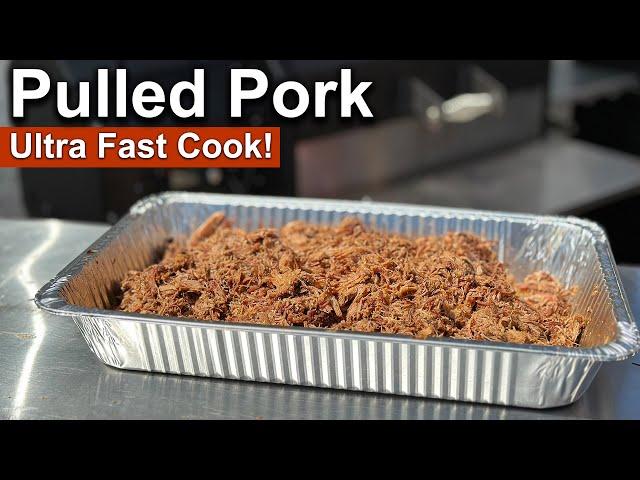FASTEST Pork Ever! Hot and Fast Pulled Pork | Rum and Cook