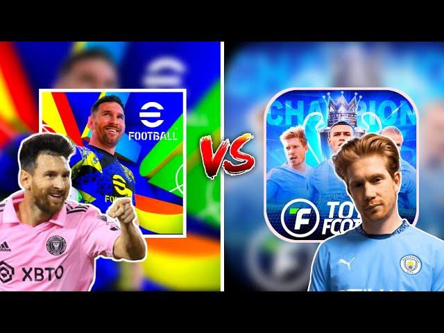 eFOOTBALL 2025 MOBILE Vs TOTAL FOOTBALL 2025 COMPARISON: GRAPHICS, ANIMATION, CELEBRATIONS...