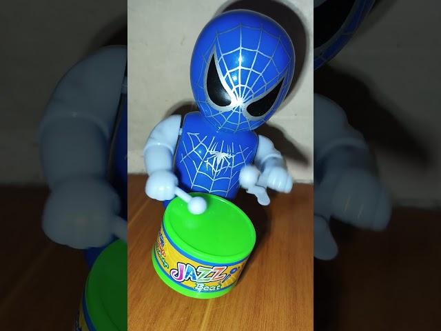 BLUE SPIDER MAN #shortvideo #youtubeshorts #shorts #spiderman #short #drummer #kawaii #asmr #fyp