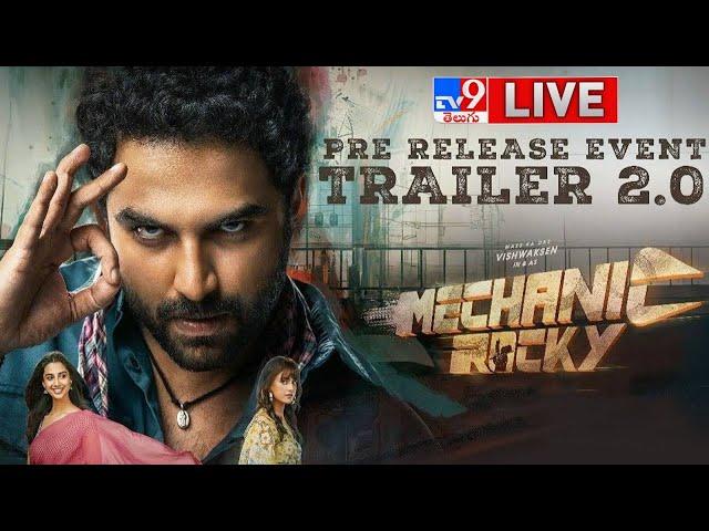 Mechanic Rocky Pre-Release Event Trailer 2.0 LIVE | Vishwaksen | Meenakshi | Shraddha - TV9