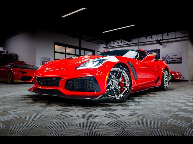 2019 Chevrolet Corvette ZR1! Only 4K miles! Rare 7 Speed Manual! 3ZR Package and Ceramic Brakes!