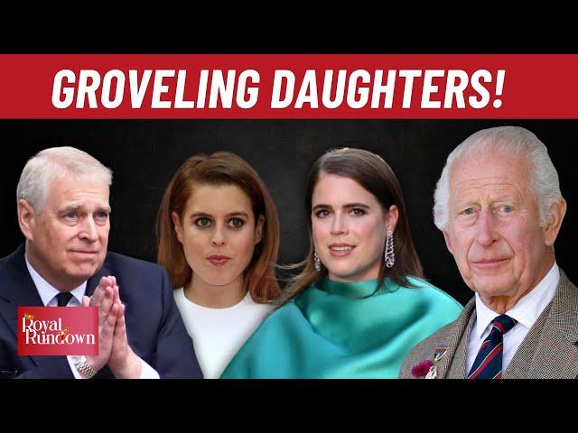 Prince Andrew's Daughters Eugenie, Beatrice Beg King Charles for His Royal Return